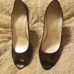 Christian Louboutin Peep Toe Heels